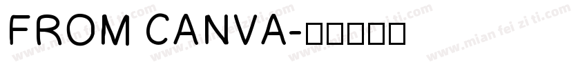 FROM CANVA字体转换